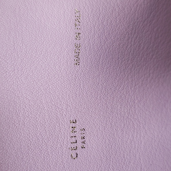 Pheobe Bi Cabas Philo Celine Tote Bag Authentic Orange And Pink - Picture 2 of 12